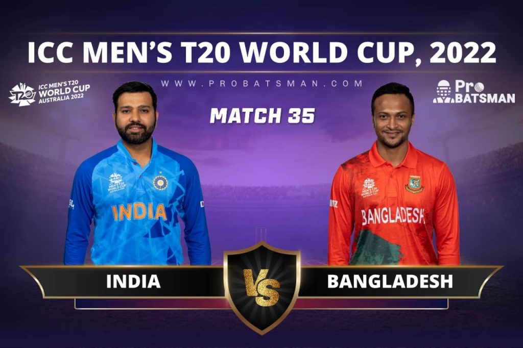 t20 world cup 2022 থ্রিলারে ভারত বাংলাদেশের বিরুদ্ধে জয়লাভ করেছে